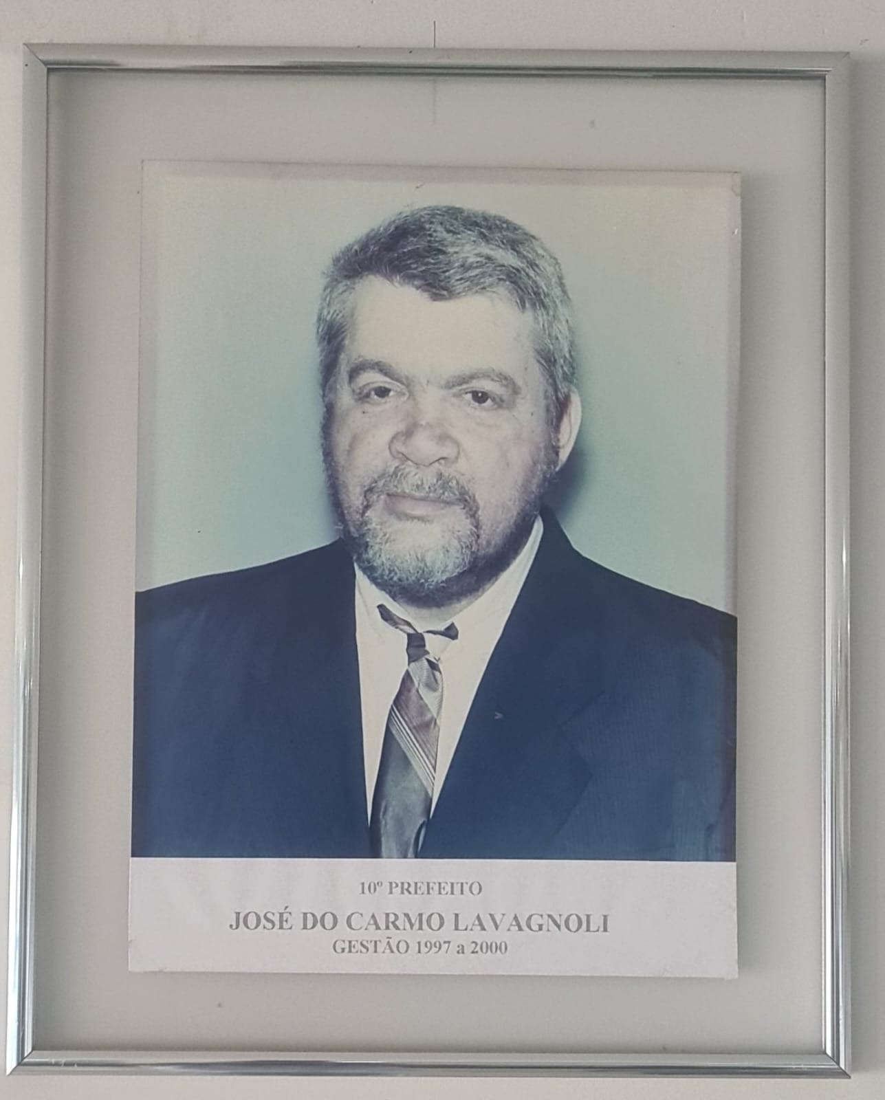 Foto do Prefeito JOSÉ DO CARMO LAVAGNOLI